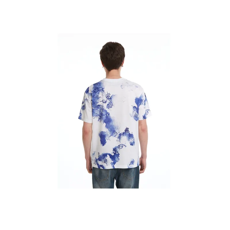 ANDREW MACKENZIE T Shirts Men White Blue-2