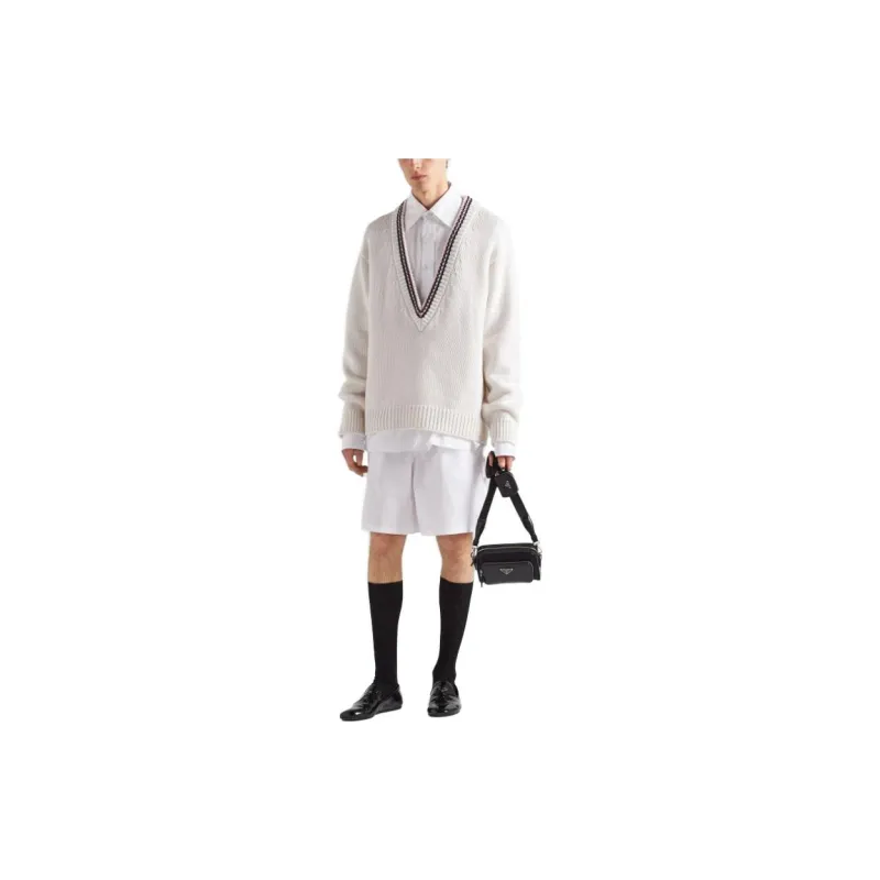 PRADA Sweaters Men White-1