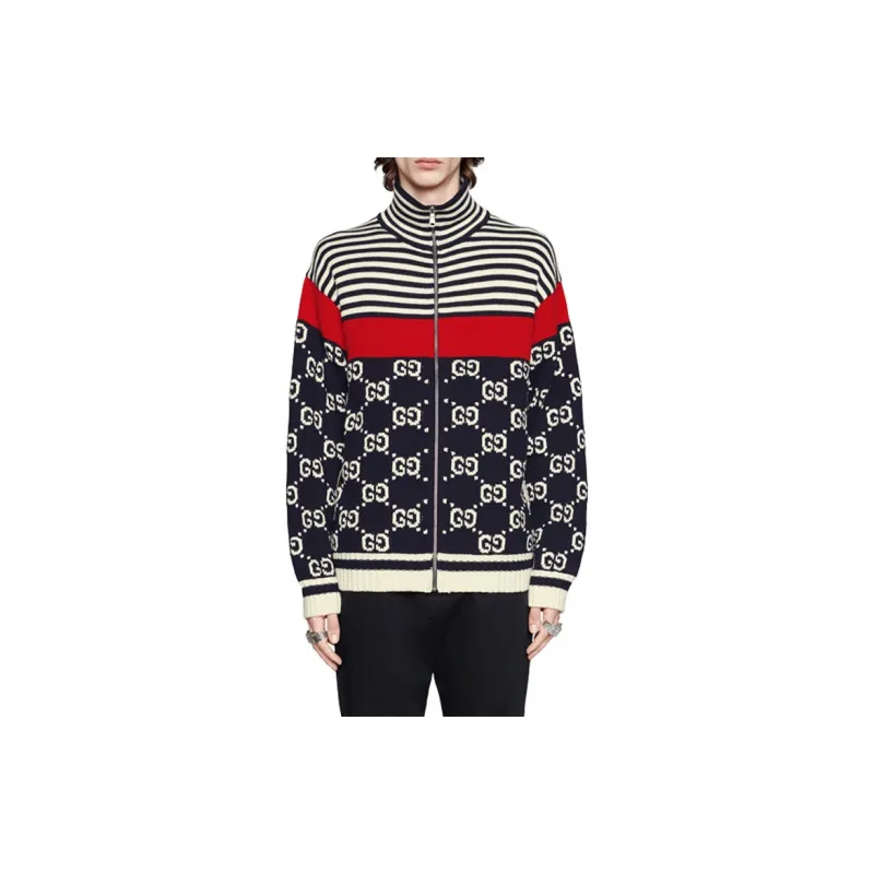 GUCCI Logo Sweater Jacket-2