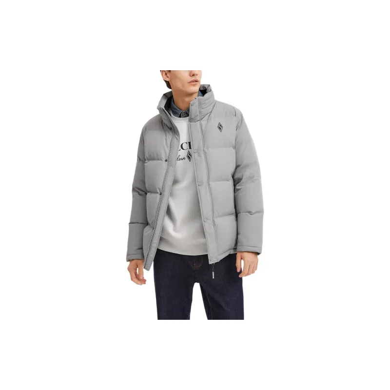 Skechers Yazhuan Series Down Jacket Men's Gray-4