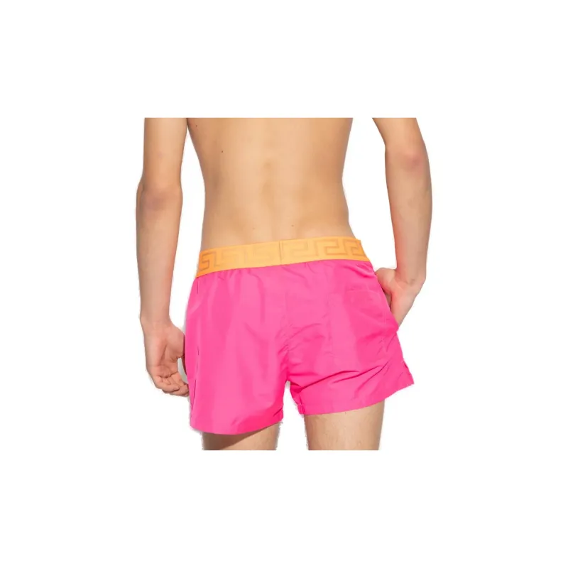 VERSACE Swimming Shorts Men Pink-2