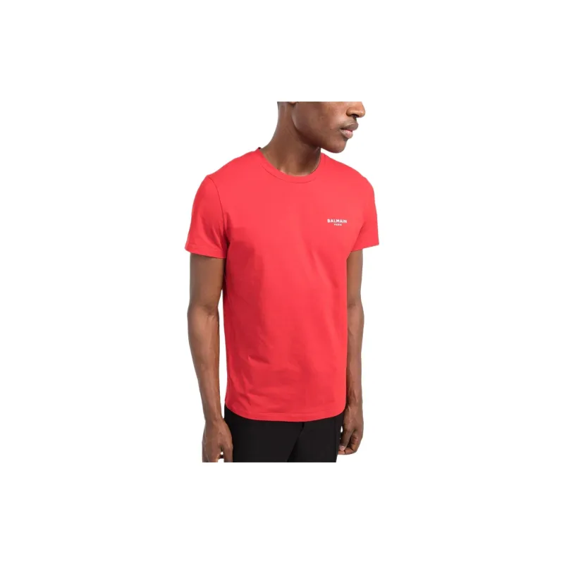BALMAIN T Shirts Men Red-3