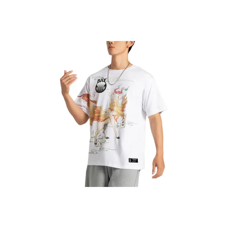 NBA Warriors Team T Shirt Unisex White-2
