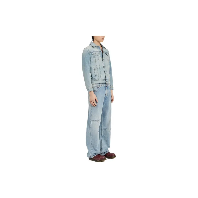 MM6 Maison Margiela Distressed effect Straight leg Jeans-4