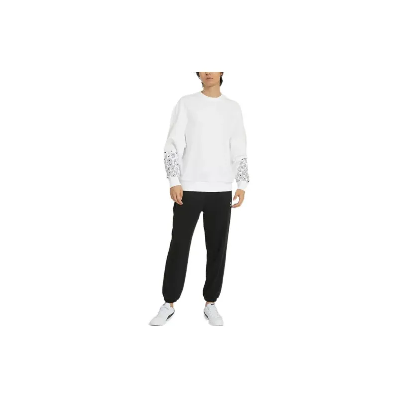 PUMA Sweatshirts Unisex White-4