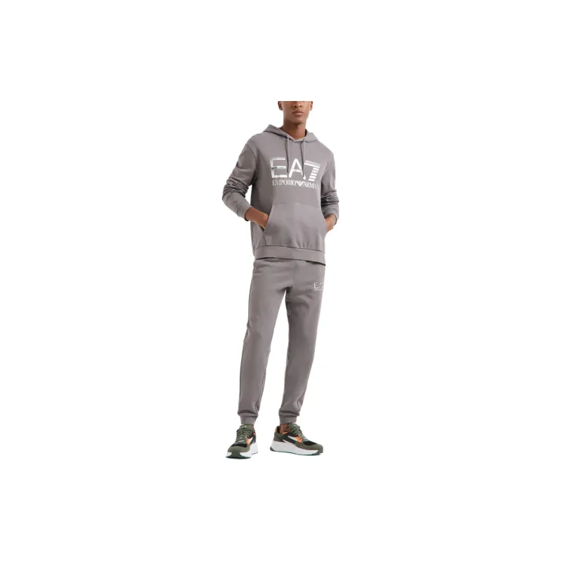EMPORIO ARMANI EA7 SS24 Casual Pants Men's Rock Gray-3