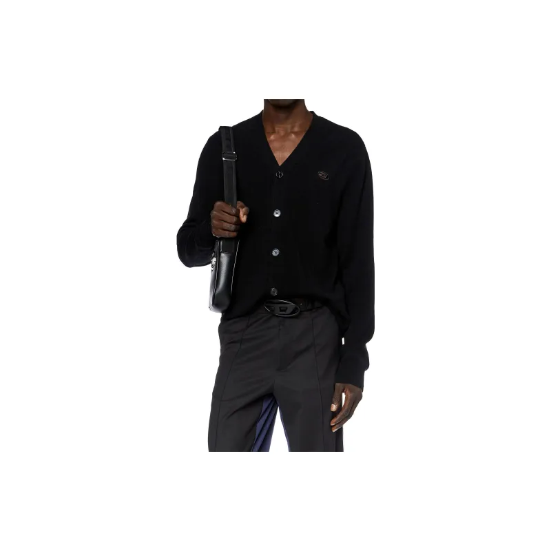 DIESEL K Zannis Embroidered Logo Cardigan-1