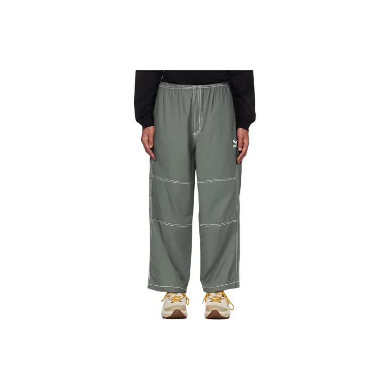 PUMA SWXP D WOVEN PANTS Cargo Pants Unisex Mineral Gray-1