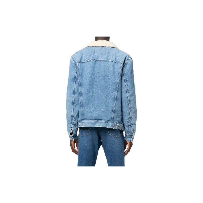 DIESEL Denim Jackets Men Blue-1