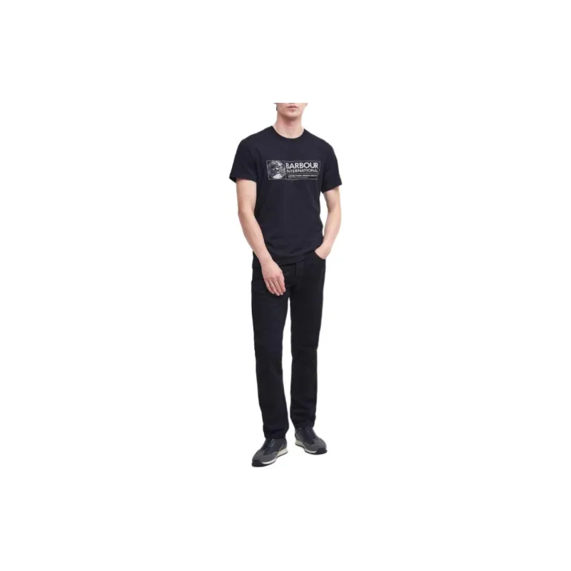 BARBOUR T Shirts Men Black-1