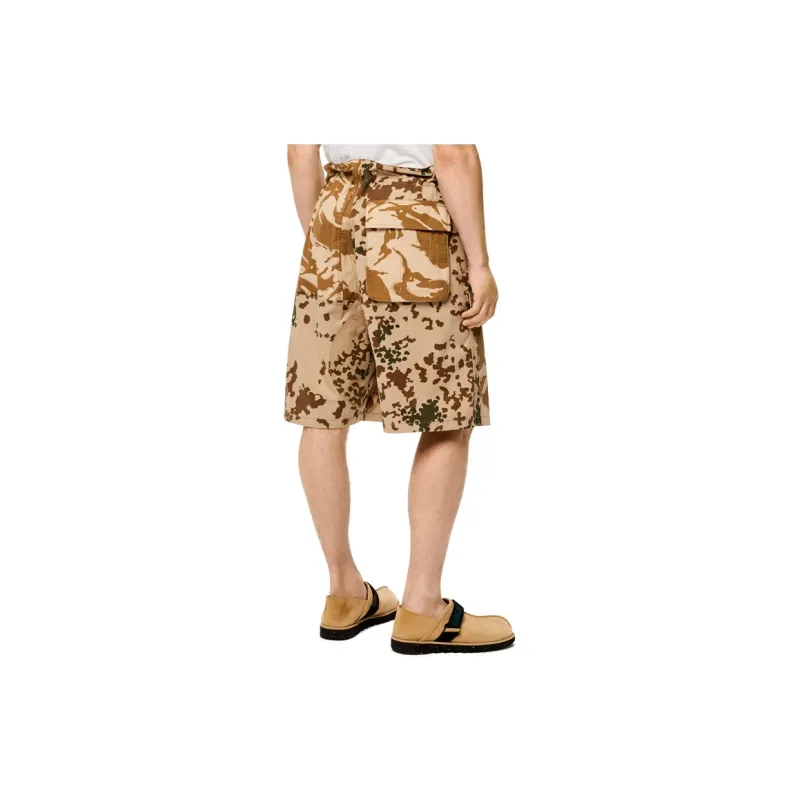 LOEWE Cargo Shorts Men Khaki-3