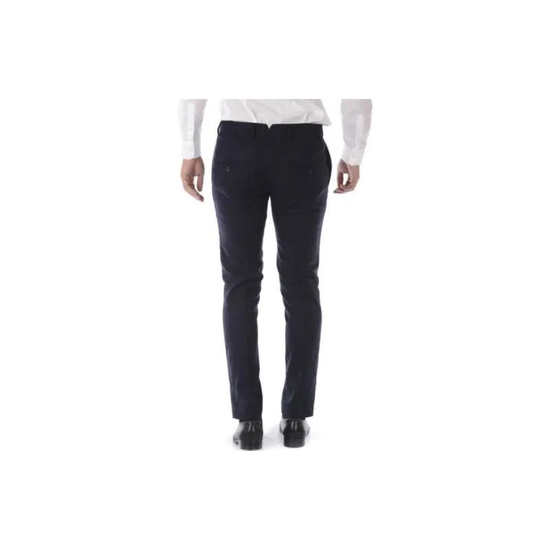 DANIELE ALESSANDRINI Casual Pants Men's Blue-1