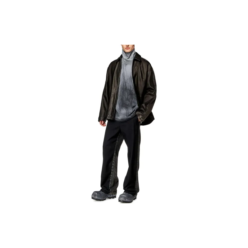 DIESEL P Wire A Panelled Denim Trousers-1