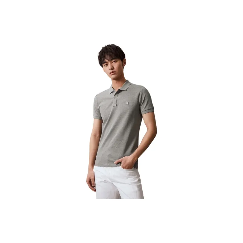 CK/Calvin Klein Polo Shirt Men's Gray-2