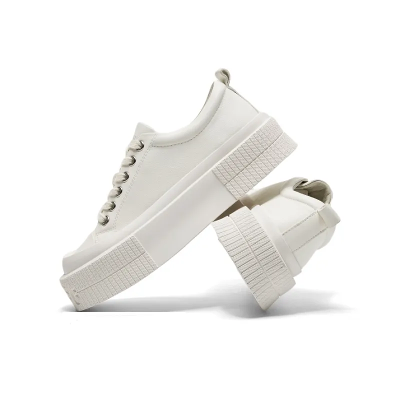 CHERYKALLY Lightweight Breathable Height Increasing Low Top Skateboard Shoes Women's-3