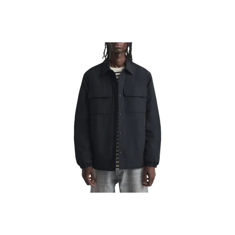 ZARA Jackets Men Black-3