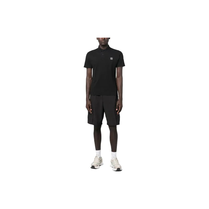 STONE ISLAND Polo Shirts Men Black-Gift Box Set-2