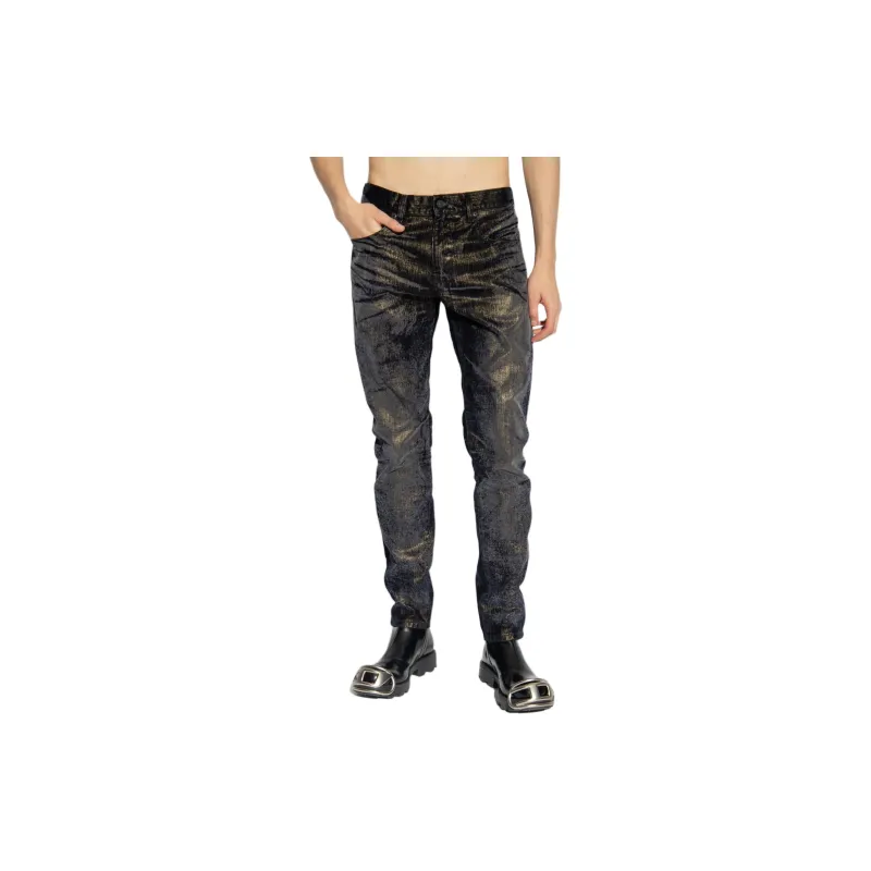DIESEL Slim Jeans 2019 D-Strukt 09i49 Jeans Men's Black-2