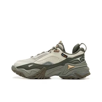 LiNing CF Su Chi 3 Wear-Resistant Slip-Resistant Low-Top Trekking Shoes Men's Beige Green