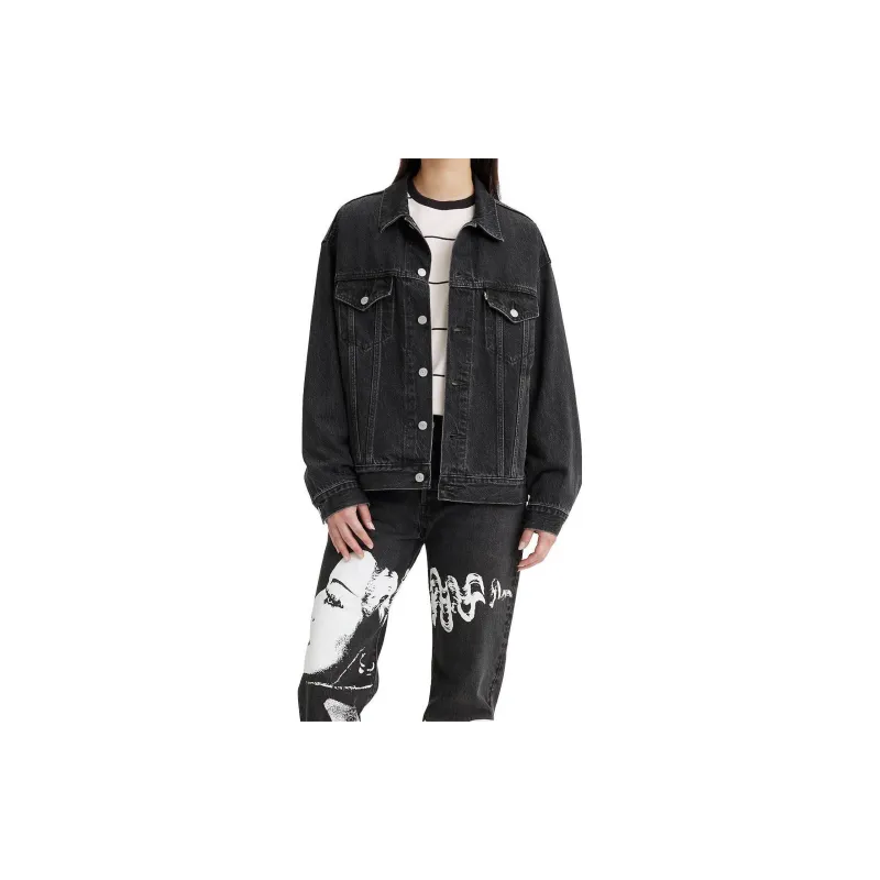 Levis Jackets Men Black-5