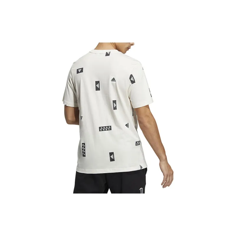 Adidas T Shirts Men White-2