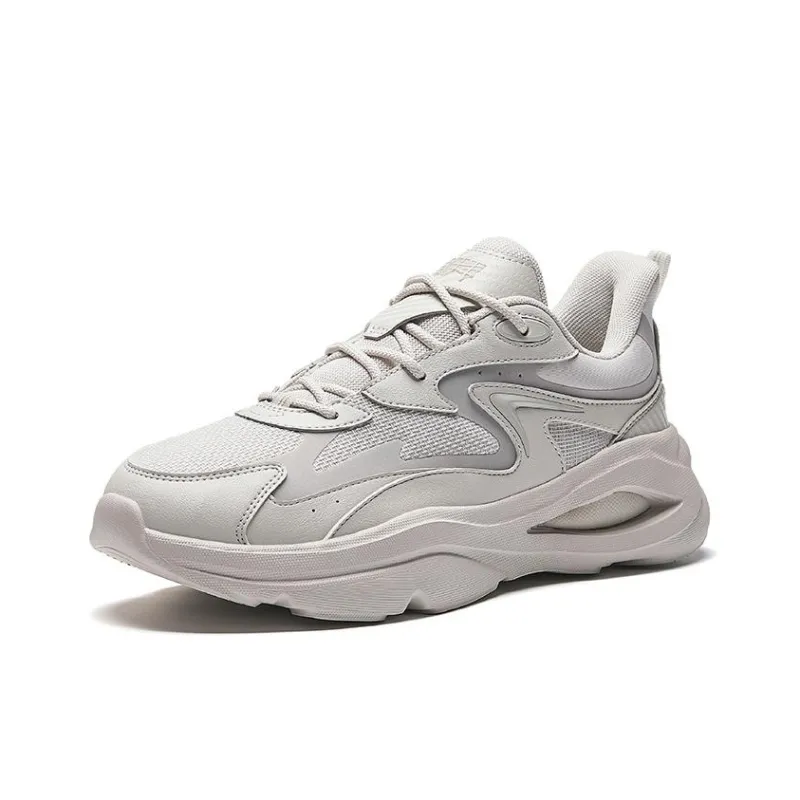 Anta Anti-Slip Wear-Resistant Low-Top Casual Running Shoes Men's Gray-1