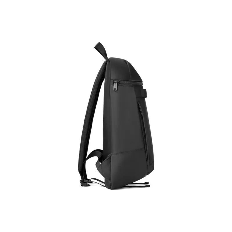 MR.ACE HOMME Nylon Backpack Medium Size Unisex Mist White/Earth Brown/Night Black-12