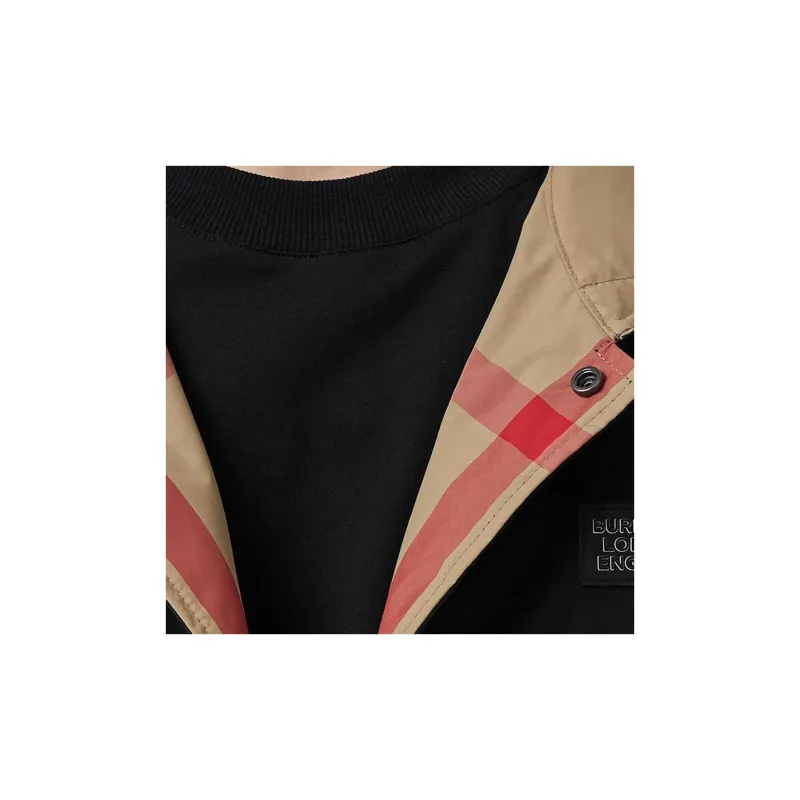 Burberry Reversible Check Hooded Jacket-6