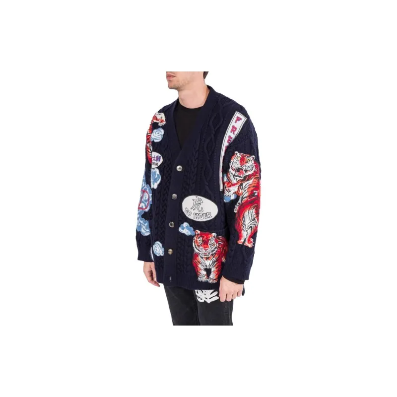 Valentino Sweater Men's Marine Blue-4