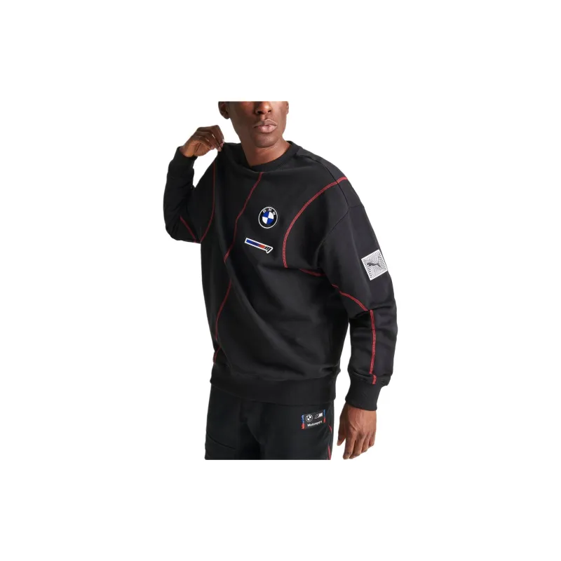 PUMA x BMW BMW Series Garage Crew T-Shirt Men's Black-2