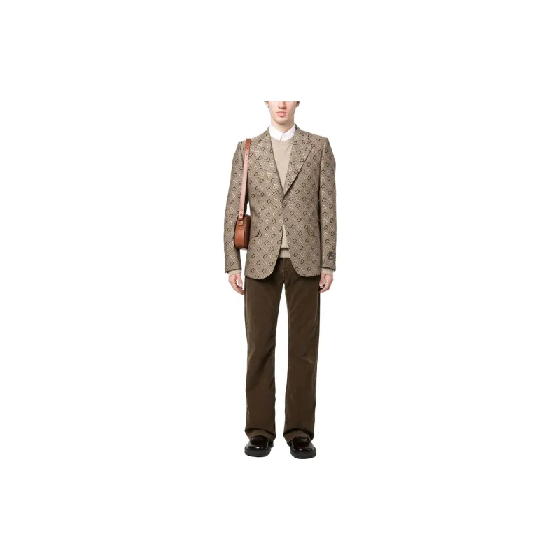 GUCCI Business Suits Men Light Brown-1