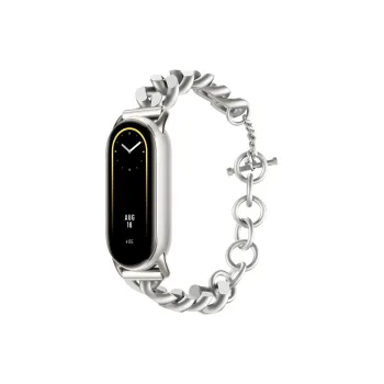 Watchbond Compatible With Xiaomi Smart Band 9/8 Xiaomi Compatibility Watch Band Dedicated Connector Metal