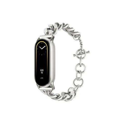 Watchbond Compatible With Xiaomi Smart Band 9/8 Xiaomi Compatibility Watch Band Dedicated Connector Metal