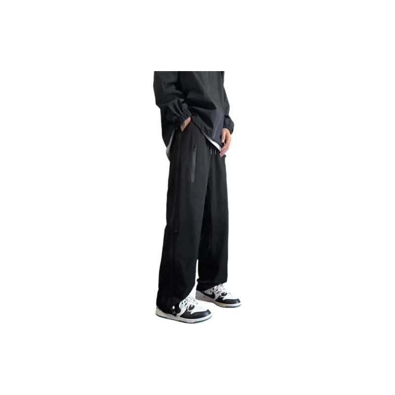 AMBER LIGHT Cargo Pants Unisex Black-5
