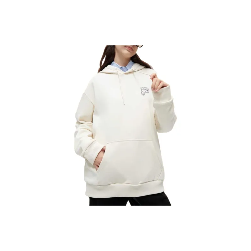 FILA FUSION Sweatshirt Unisex Wheat Cream-4