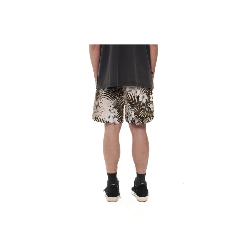 JUNGLE GURL Loose Fit Casual Shorts Unisex Gold-4