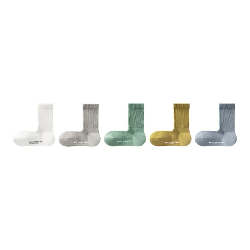 B&C.Room 2023 Fall Crew Socks Men's 5 Pack-18