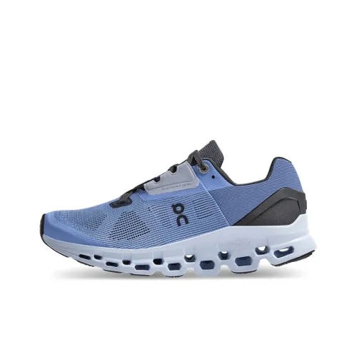 On Running Cloudstratus Marina Blue Magnet Grey Women's