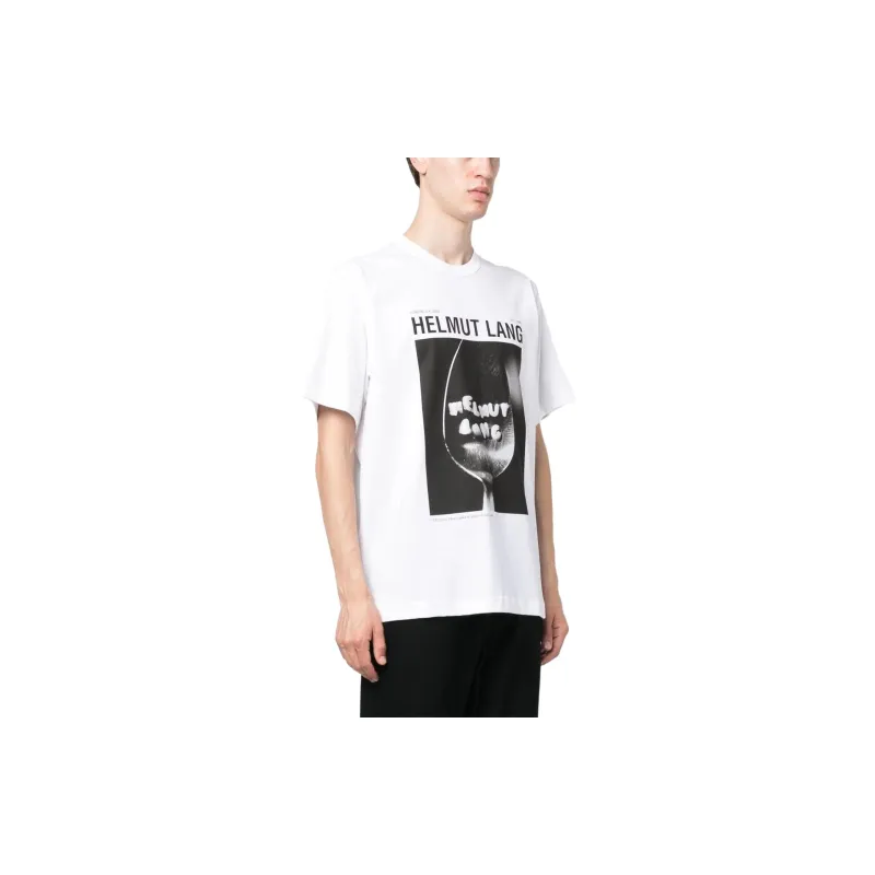 Helmut Lang T-Shirts Men White-2