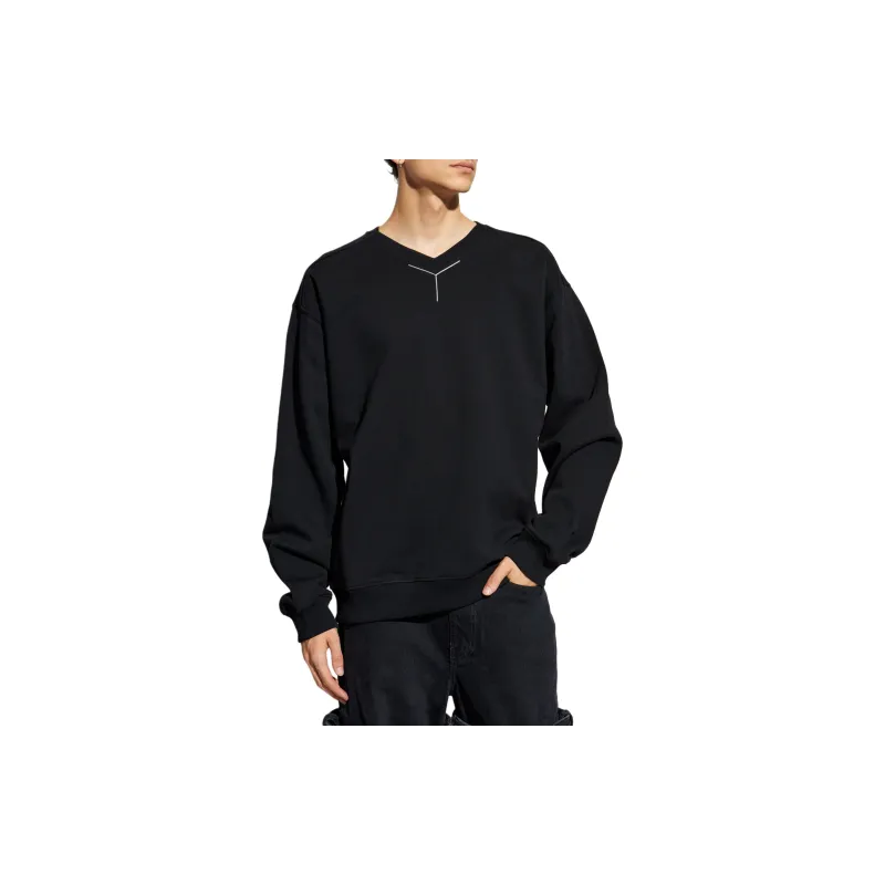 Y/Project Logo Plaque Crewneck Jumper-1