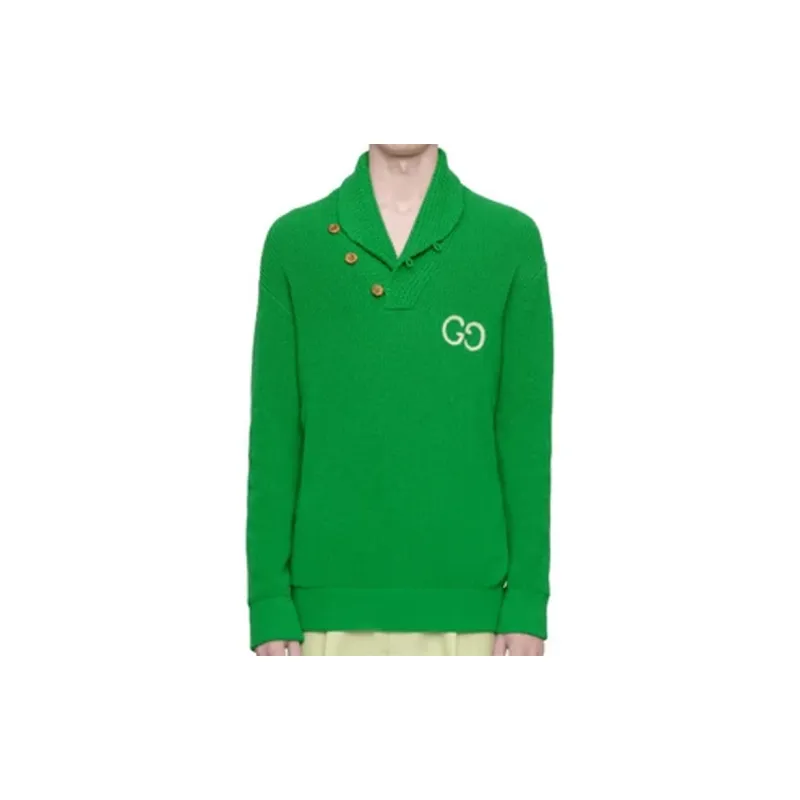 GUCCI Sweaters Men Green-2