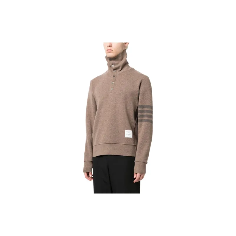 Thom E 4 Bar Logo Patch Jumper-3