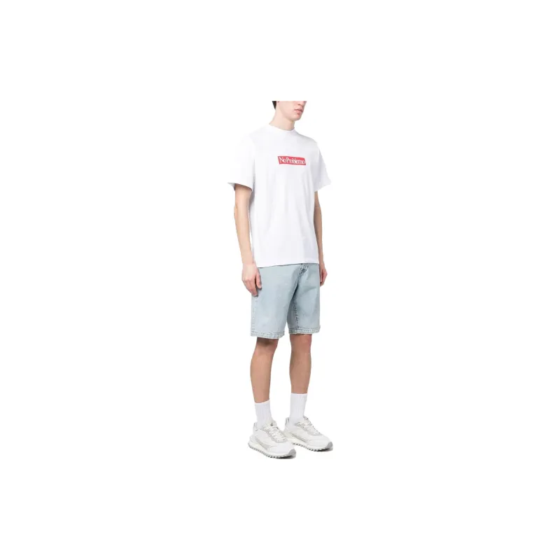 Aries No Problemo Printed Crewneck T-Shirt-3