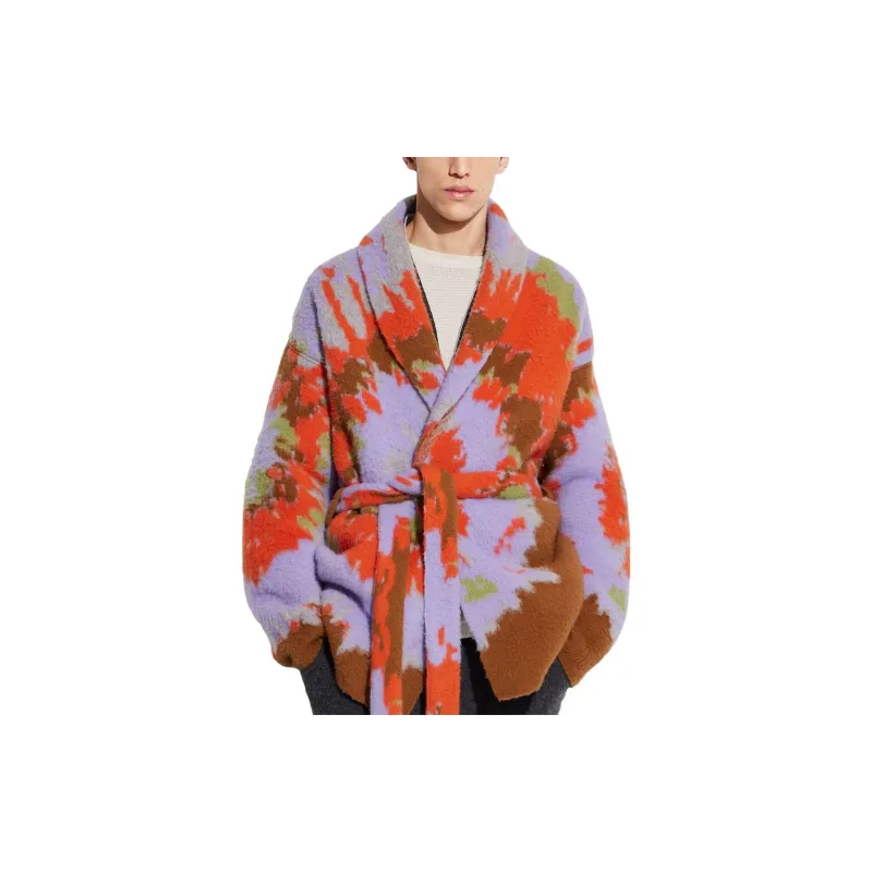 Ermenegildo Zegna X The Elder Statesman Intarsia Cashmere-wool Robe-1