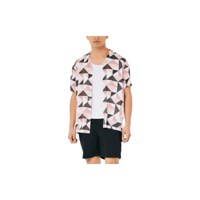 Hollister Shirts Unisex Pink-1