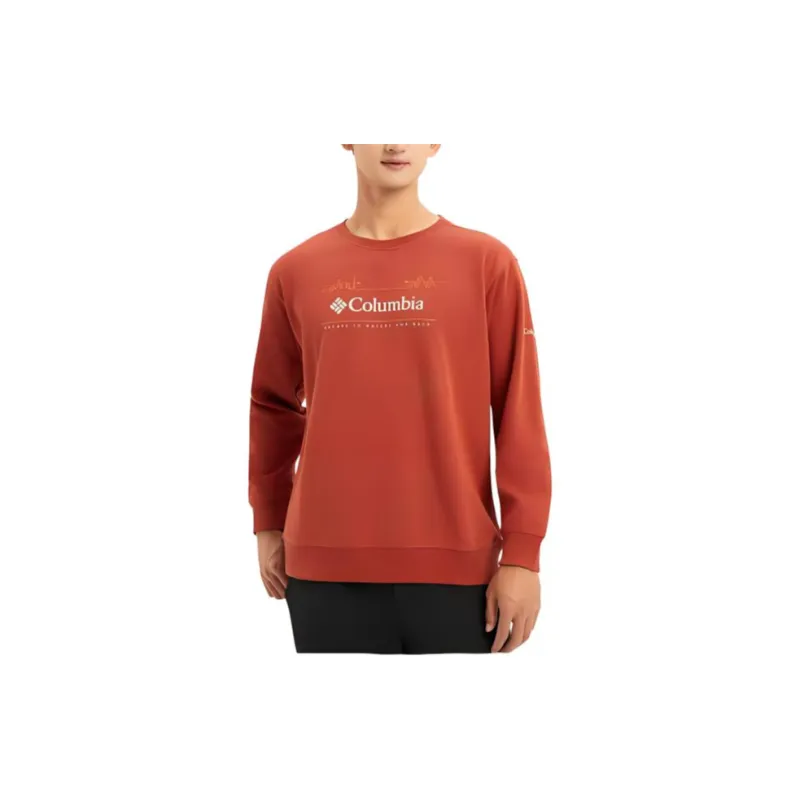 Columbia Sweatshirt Men's Coral-3