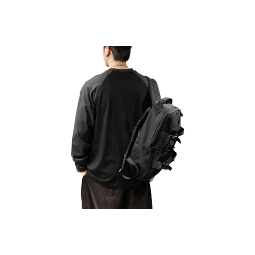 Tonlion Long Sleeved T Shirt Men's Black