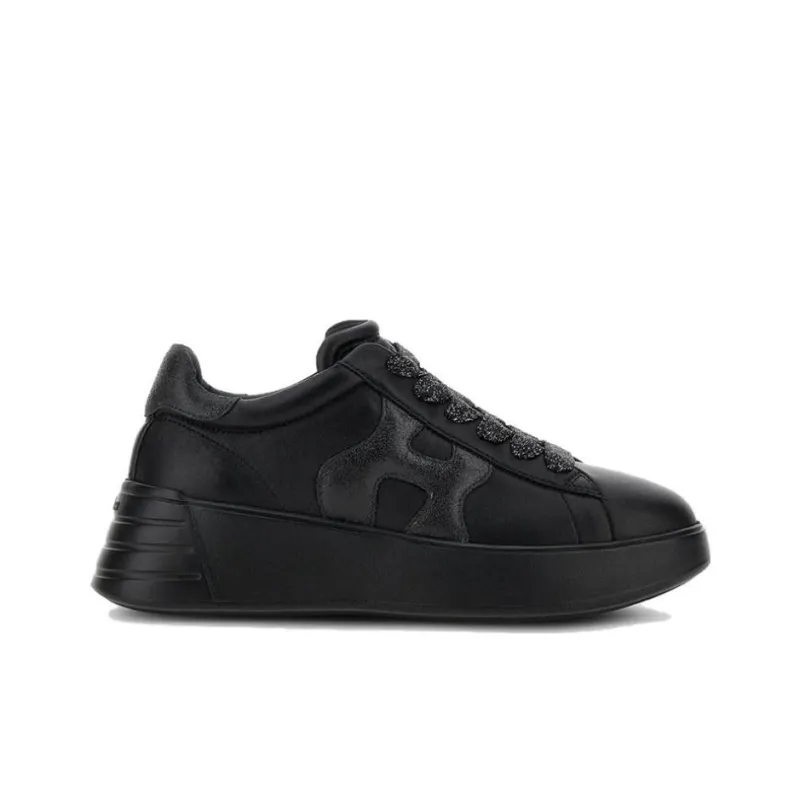 HOGAN H562 Panelled Lace-up Sneakers-1