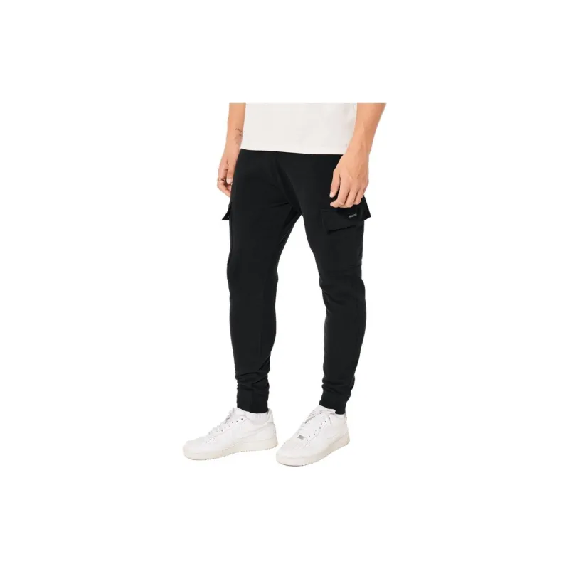 Hollister Casual Pants Men Black-1