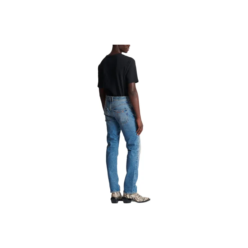 BALMAIN Vintage Effect Mid Rise Jeans-2
